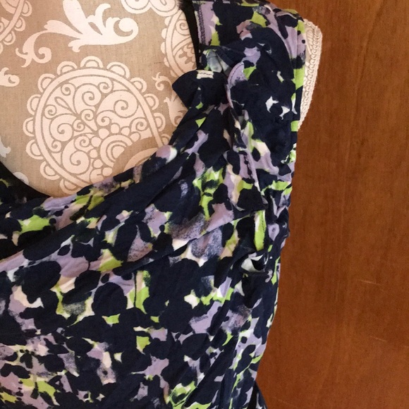 NWOT Simply Vera floral midi dress. Size L - Picture 2 of 3